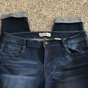 Women's Dark Blue Jeans